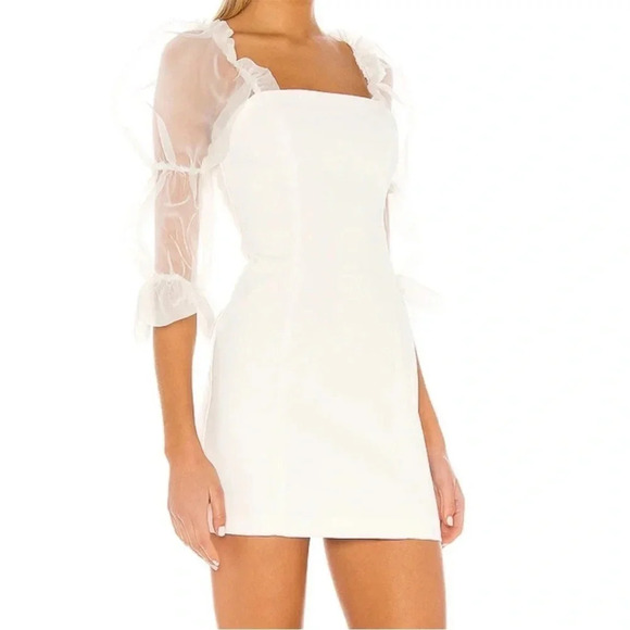 AMANDA UPRICHARD Tia Dress in Ivory size XS - Picture 3 of 9